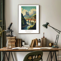 Prague A Scenic View Poster