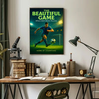 The Beautiful Game Soccer Sports Poster PosterGoat