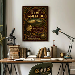 New Hampshire Wild Weather Records Poster