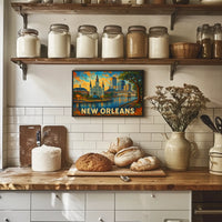 New Orleans Skyline Poster