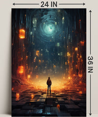 Journey Into The Digital Abyss Poster