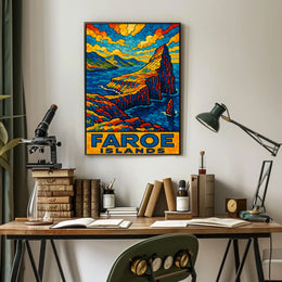 Faroe Islands Mosaic Poster