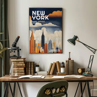 New York: Where Dreams Are Made Poster PosterGoat