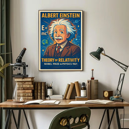 Albert Einstein Theory Of Relativity Poster