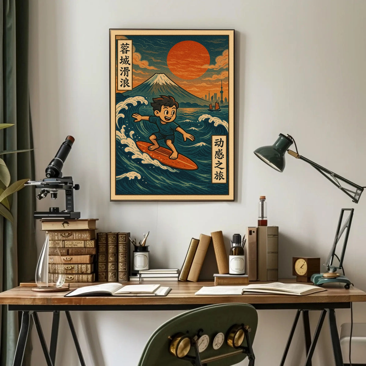 Surfing Adventure Poster