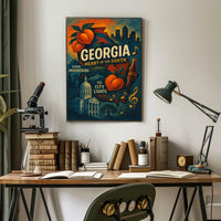 Georgia Heart Of The South Poster