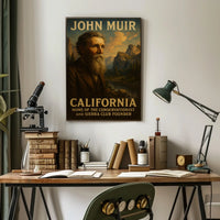 John Muir Conservationist And Sierra Poster