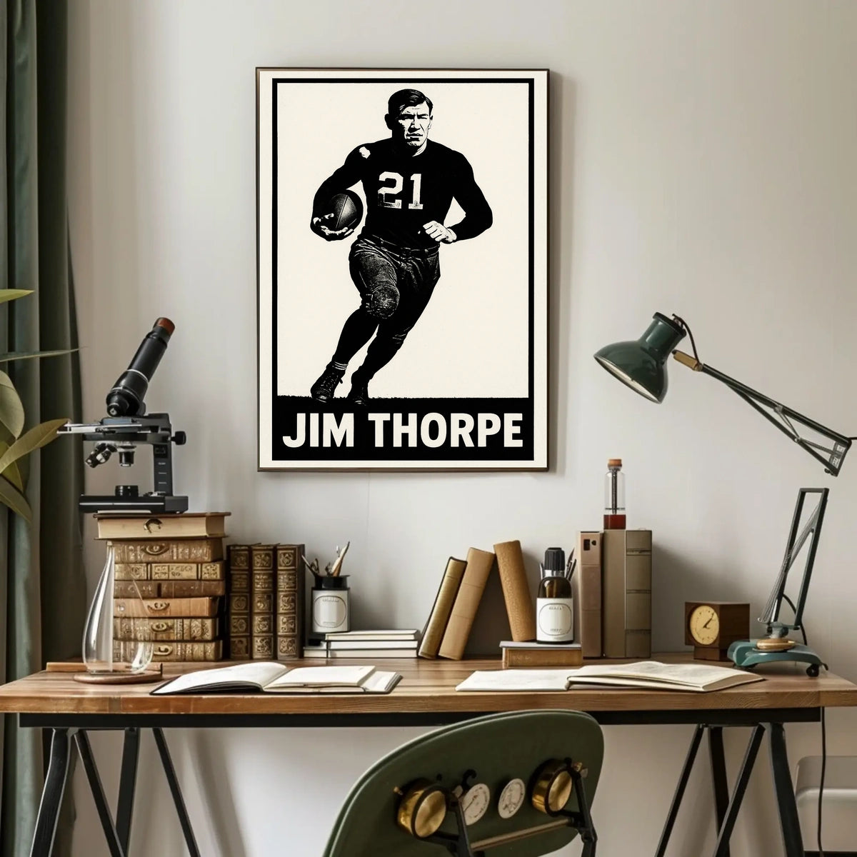 Jim Thorpe Legendary Athlete Poster