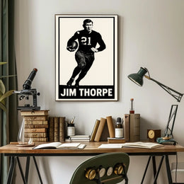 Jim Thorpe Legendary Athlete Poster