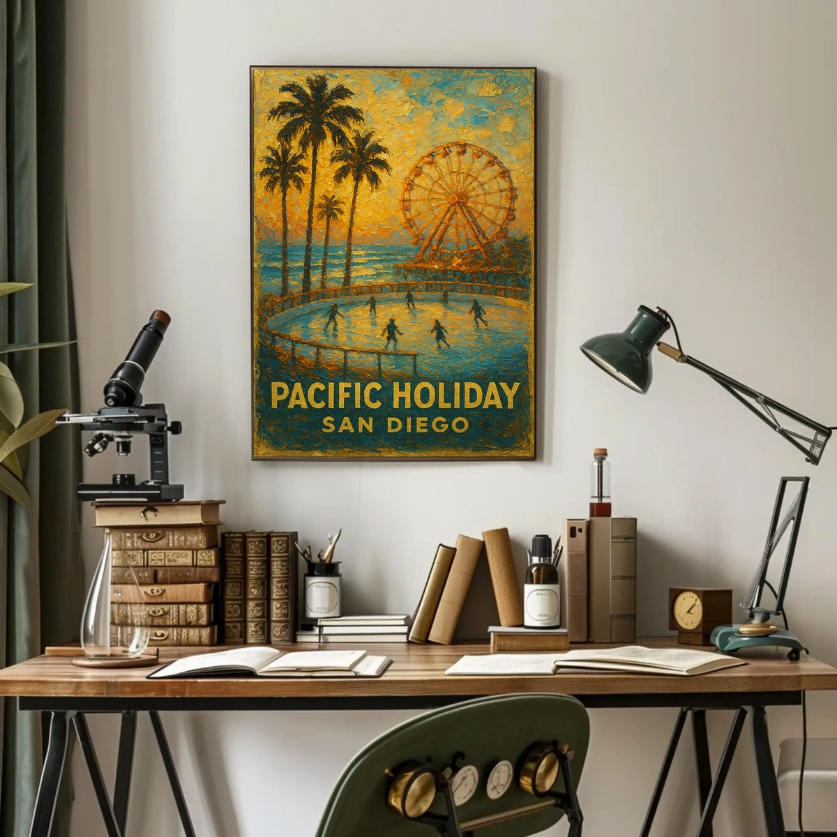 Pacific Holiday In San Diego Poster