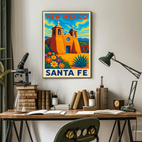 New Mexico Santa Fe Poster