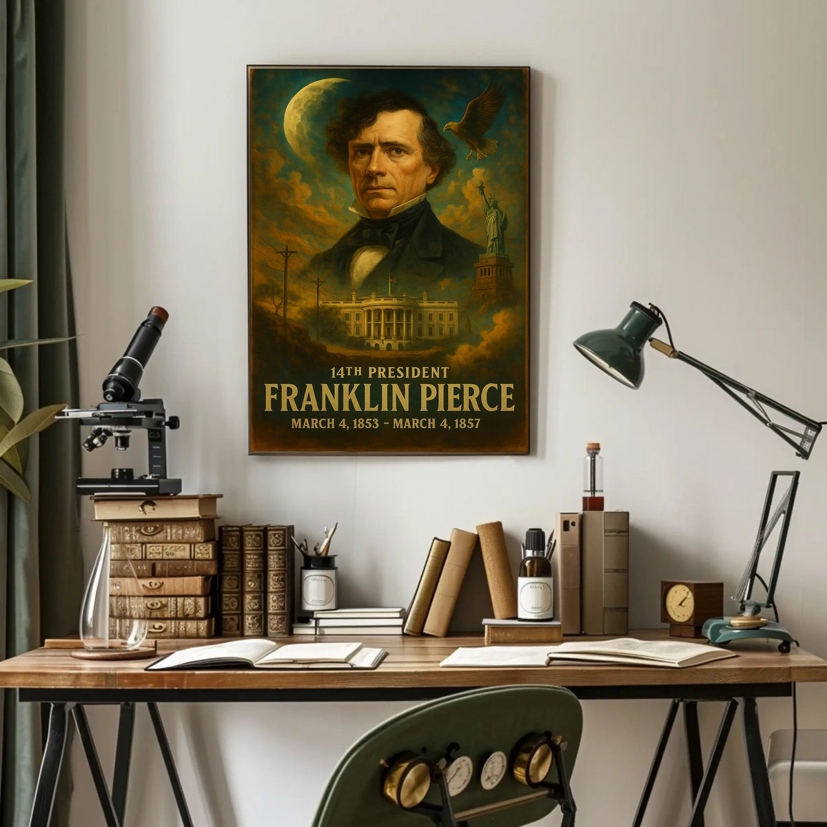 Franklin Pierce 14Th President Poster