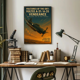 Vultures Of The Sky Vultee A-31A-35 Poster