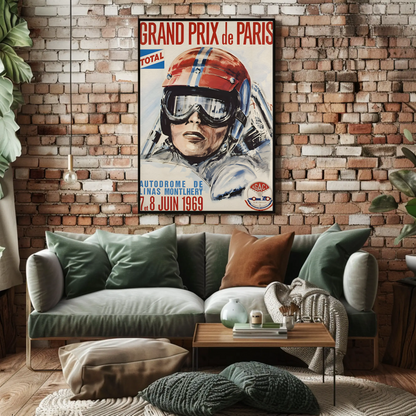 Grand Prix de Paris – 1969 Motor Race Poster