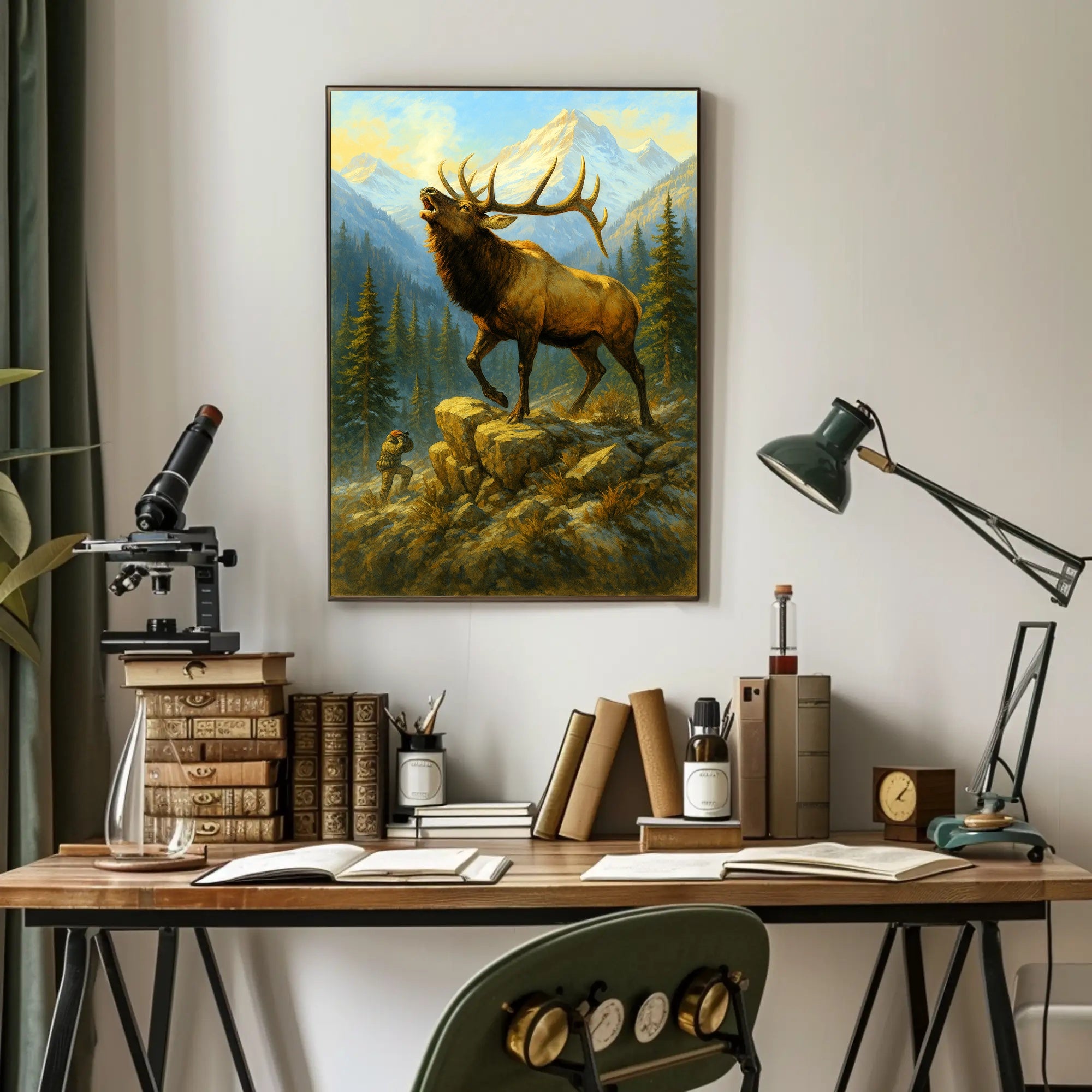 Majestic Wilderness Encounter Poster PosterGoat
