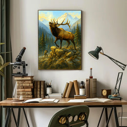 Majestic Wilderness Encounter Poster PosterGoat