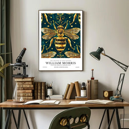 Victorian Era Bee Artistry Heritage William Morris Art Poster