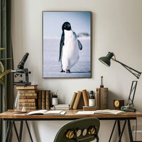 Curious Penguin Portrait Poster