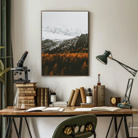 Serene Mountainous Landscape with Autumn Colors - National Park Poster