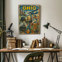 Ohio Heritage Collage Poster