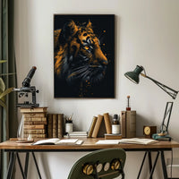 Majestic Tiger Portrait Poster