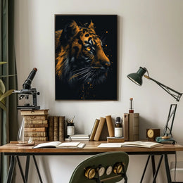 Majestic Tiger Portrait Poster