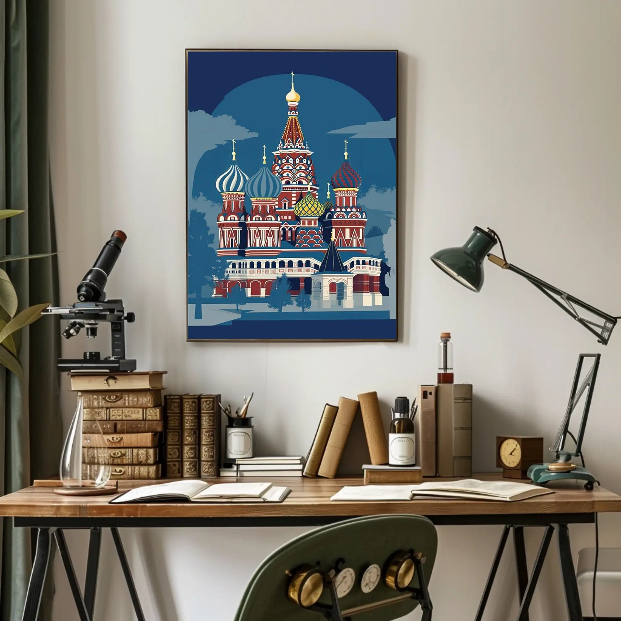Vibrant Eastern European Architecture Poster