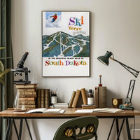Ski Terry Peak In The Black Hills Poster
