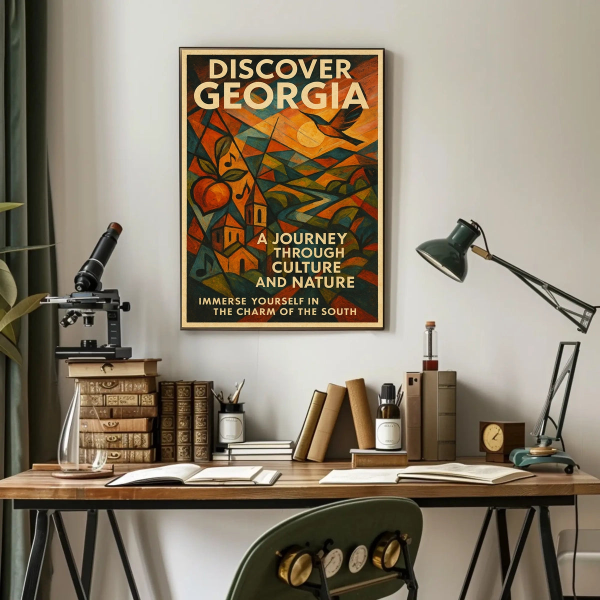 Discover Georgia A Journey Through Poster
