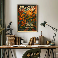 Discover Georgia A Journey Through Poster