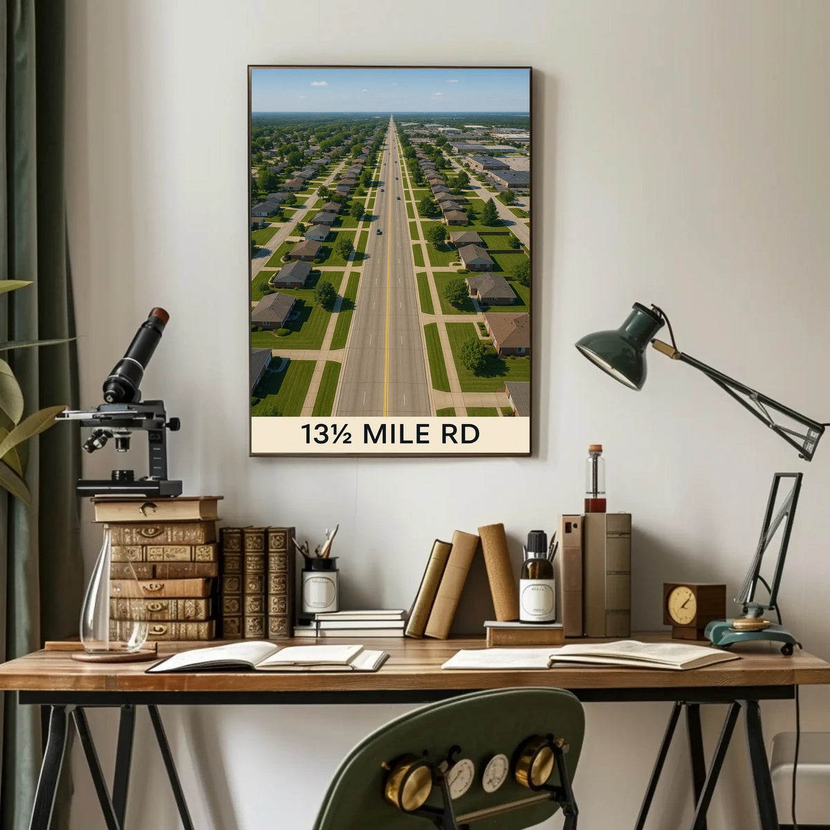 13½ Mile Road Poster