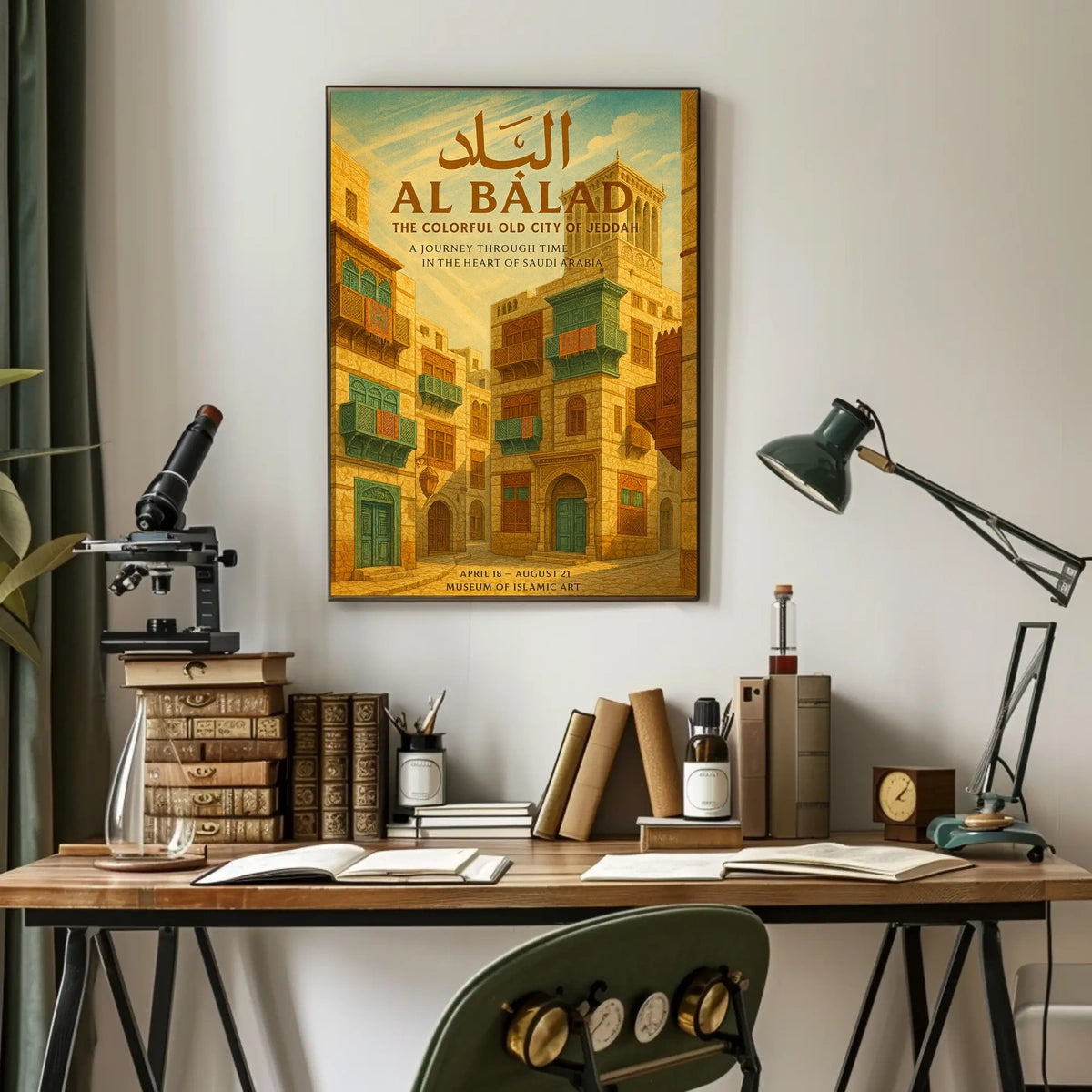 Al Balad The Colorful Old City Of Poster