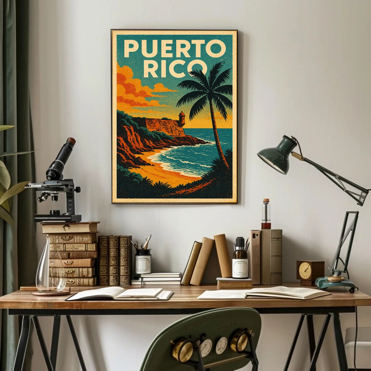 Puerto Rico Travel Poster
