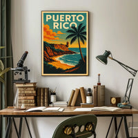 Puerto Rico Travel Poster