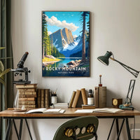Rocky Mountain National Park Scenic Poster Print