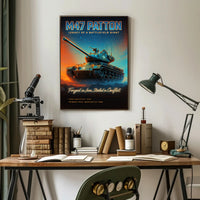 M47 Patton Legacy of a Battlefield Giant Poster PosterGoat