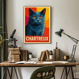Chartreux Cat Poster