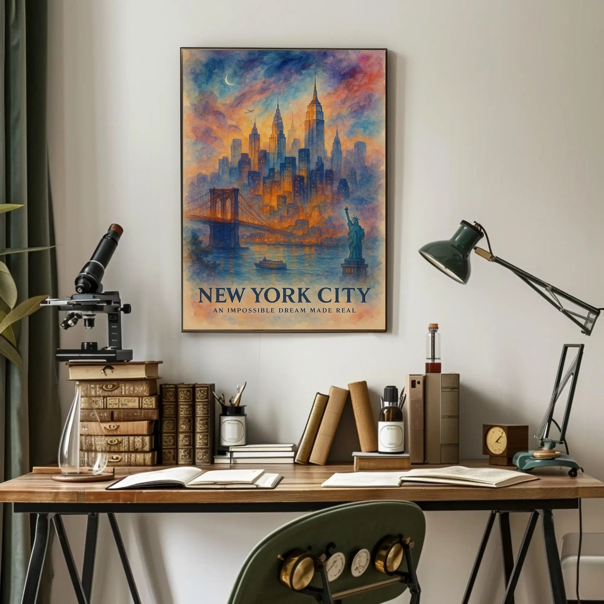 New York City An Impossible Dream Made Real Poster