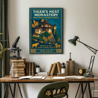 Tigers Nest Monastery Bhutans Sacred Jewel Poster
