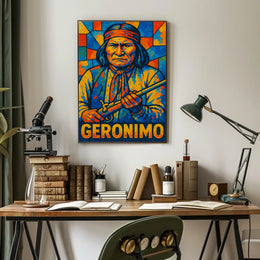 Geronimo Vibrant Tribute Poster
