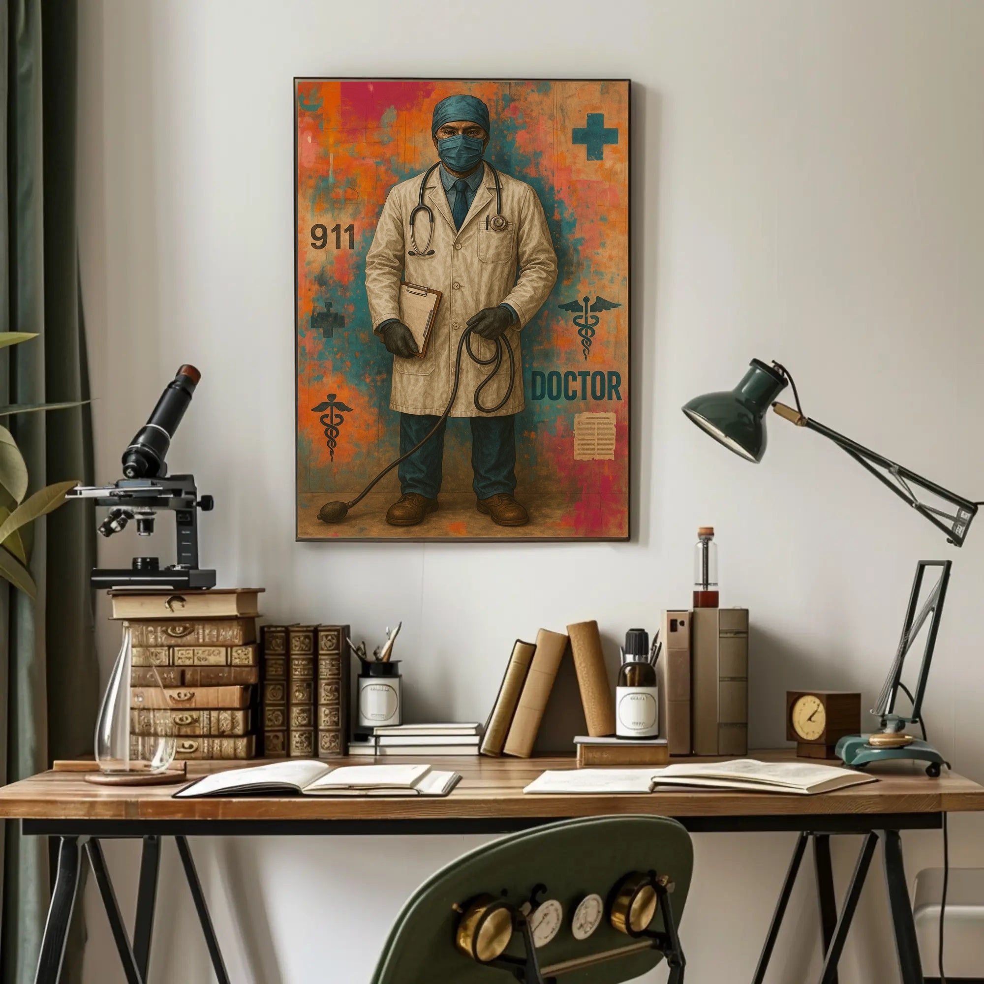 Healthcare Hero in Action - Artistic Poster