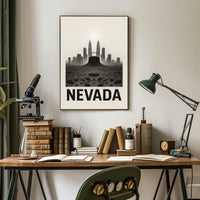 Nevada Urban Meets Desert Poster