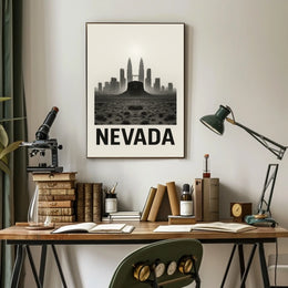 Nevada Urban Meets Desert Poster