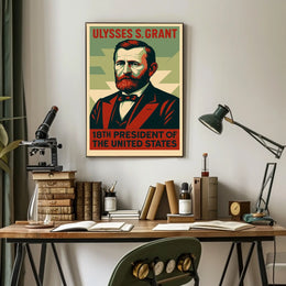 Ulysses Grant Presidential Heritage Decor Portrait Poster