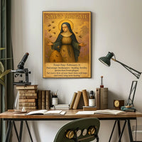 Saint Abigail Beekeepers Bees Beehive Poster