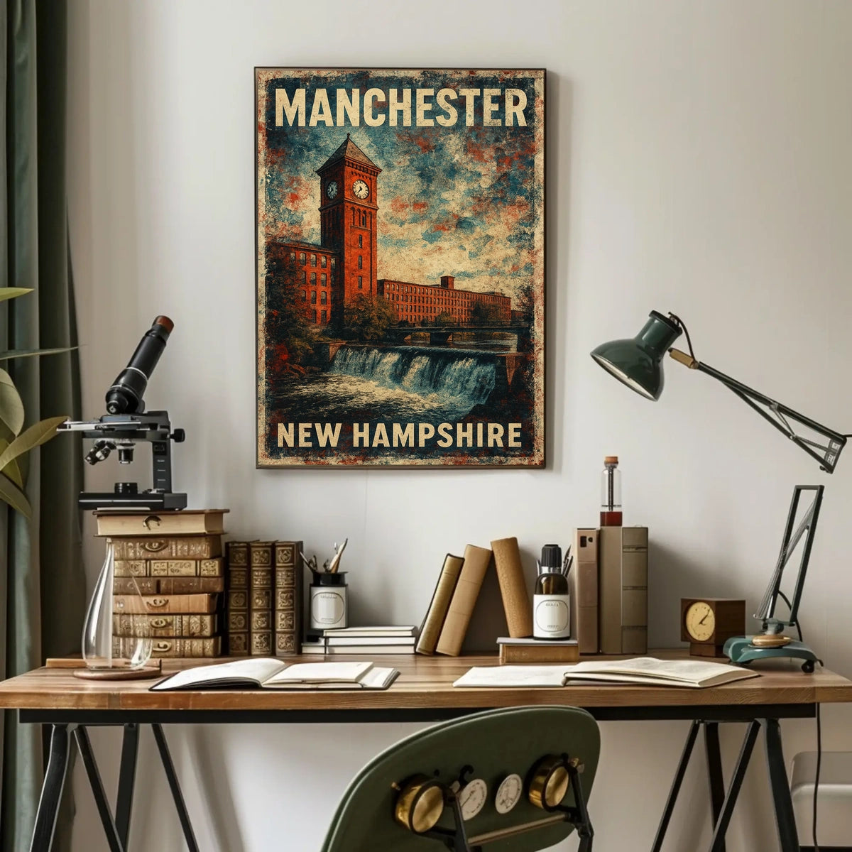 Manchester, New Hampshire Poster