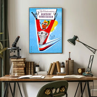 Winter Travel With Deutsche Bundesbahn Poster