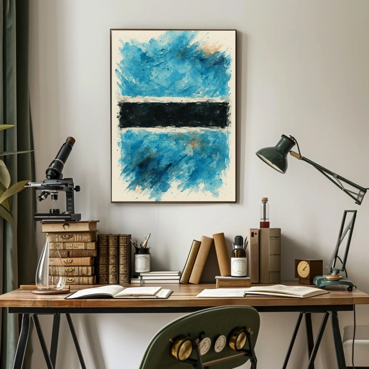 Abstract Watercolor Flag Abstract Poster