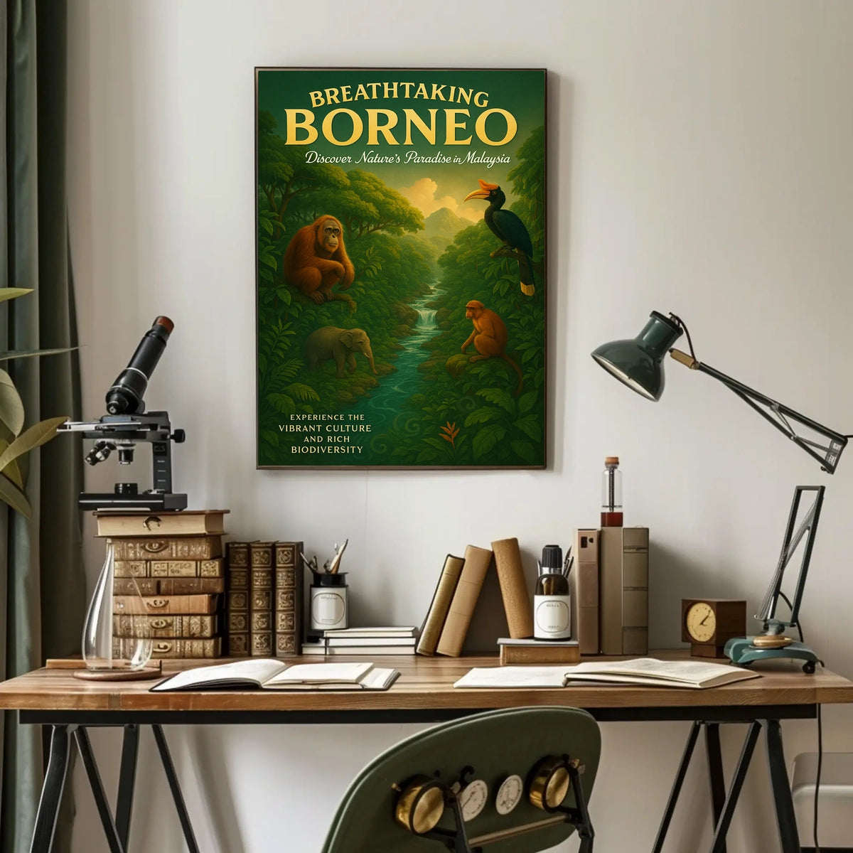 Breathtaking Borneo Poster