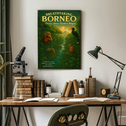 Breathtaking Borneo Poster